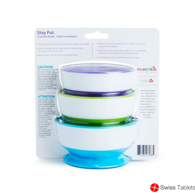 Munchkin Schalen mit Saugnapf 3 Stück buy online