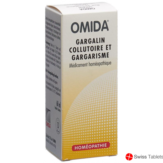 Omida Gargalin Mund- und Gurgelwasser Flasche 60ml buy online