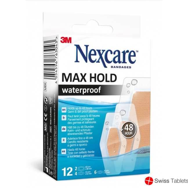 3M Nexcare Maxhold 3 Grössen Ass 12 Stück buy online