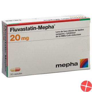 Fluvastatin Mepha Kaps 20 mg 30 pcs