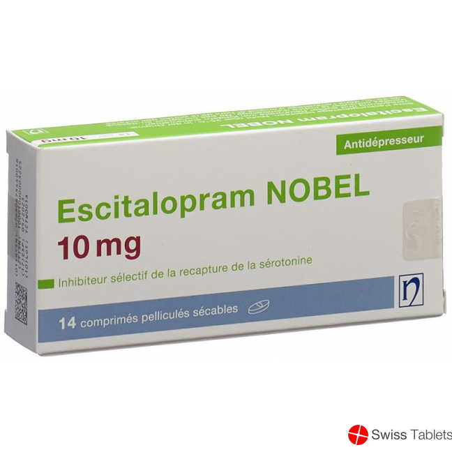 Escitalopram Nobel Filmtabletten 10mg 14 Stück buy online
