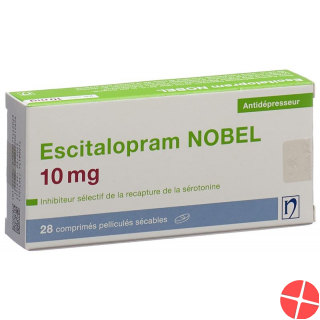 Escitalopram Nobel Filmtabletten 10mg 28 Stück