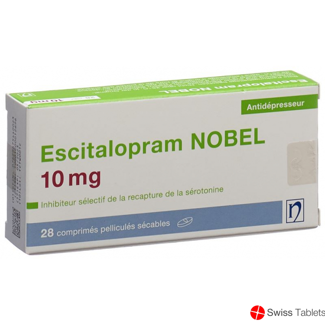 Escitalopram Nobel Filmtabletten 10mg 28 Stück buy online