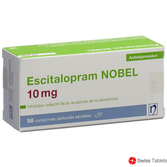Escitalopram Nobel Filmtabletten 10mg 98 Stück buy online