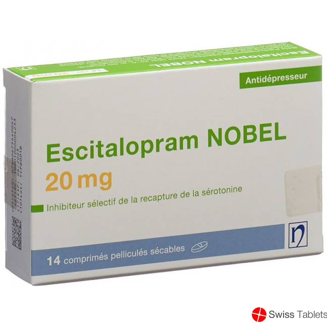 Escitalopram Nobel Filmtabletten 20mg 14 Stück buy online