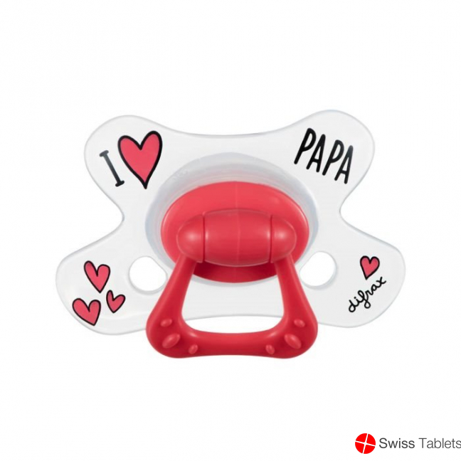 Difrax Nuggi Natural 12+m I Love Silicone buy online