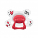 Difrax Nuggi Natural 12+m I Love Silicone buy online