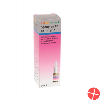 Coop Vitality Spray mit Meersalz Nasenspray 20ml