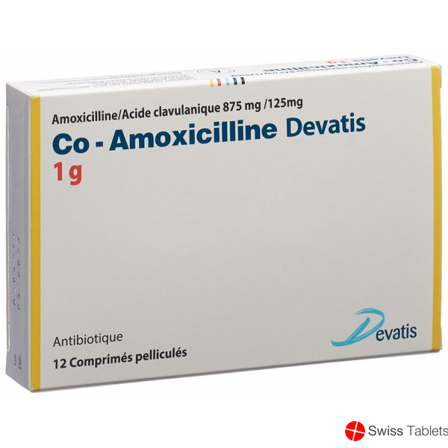 Co-amoxicillin Devatis Filmtabletten 1g 12 Stück buy online