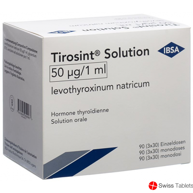 Tirosint Solution 50mcg 90 Ampullen 1ml buy online