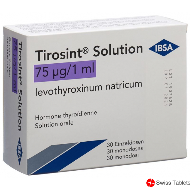 Tirosint Solution 75mcg 30 Ampullen 1ml buy online
