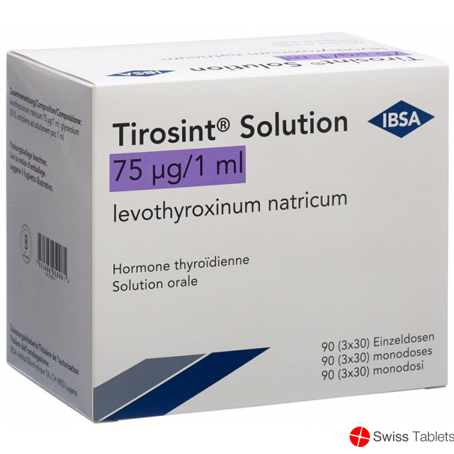 Tirosint Solution 75mcg 90 Ampullen 1ml buy online