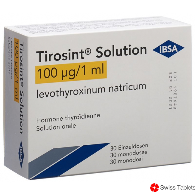 Tirosint Solution 100mcg 30 Ampullen 1ml buy online