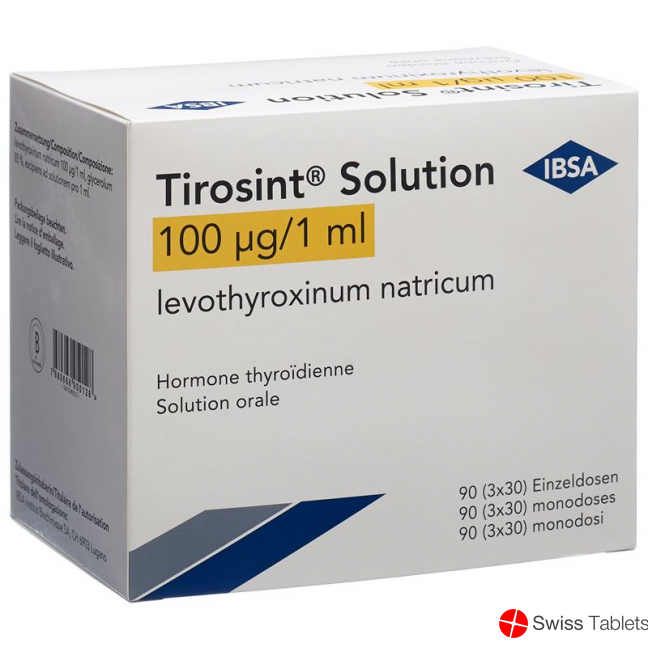 Tirosint Solution 100mcg 90 Ampullen 1ml buy online