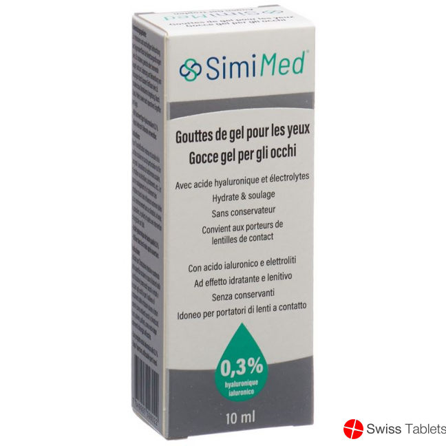 Simimed Augen Gel Tropfen 0.3% Hyaluron 10ml buy online
