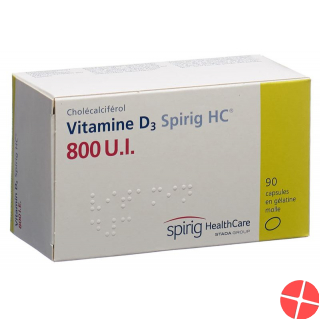 Vitamin D3 Spirig HC Kapseln 800 Ie 90 Stück