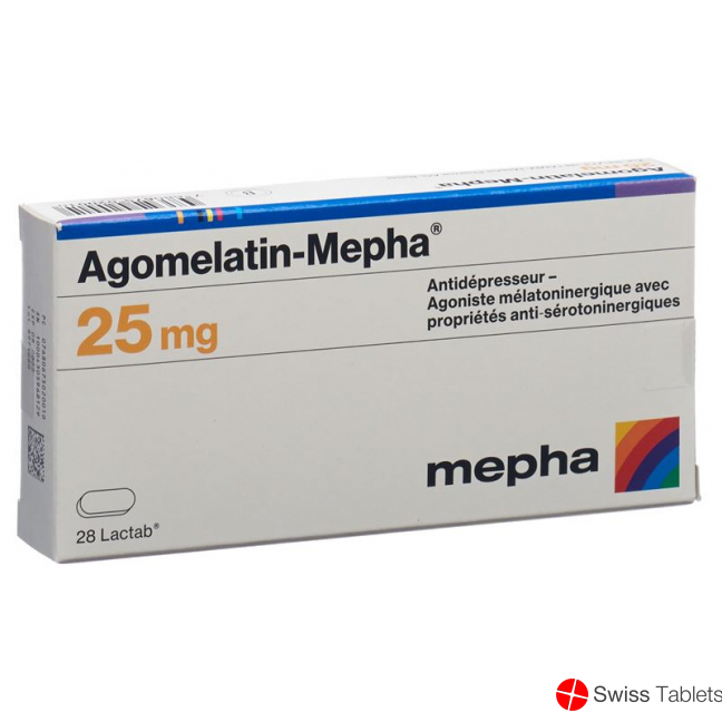 Agomelatin Mepha Lactab 25mg 28 Stück buy online