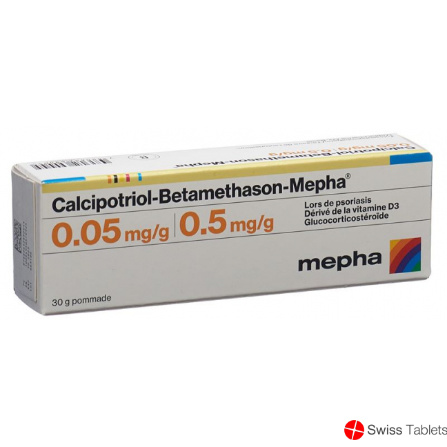 Calcipotriol Betamethason Mepha Salbe Tube 30g buy online