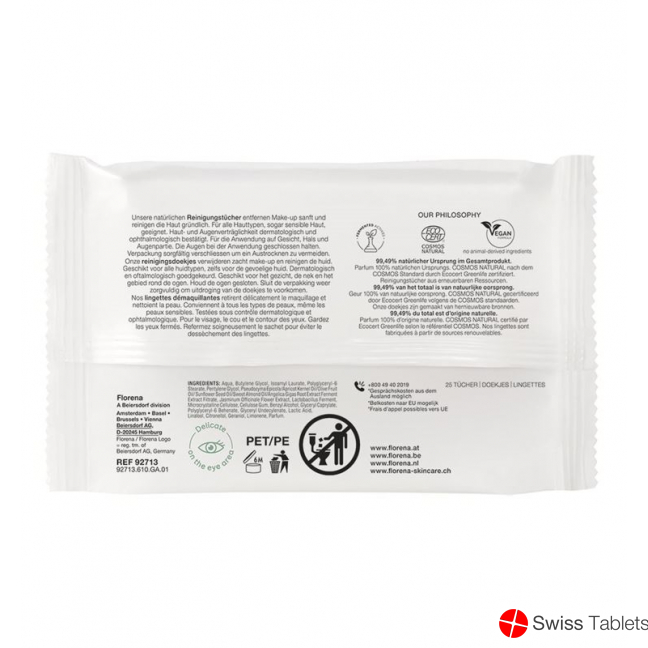 Florena Fermented Skincare Cleansing Wipes 25 Stück buy online