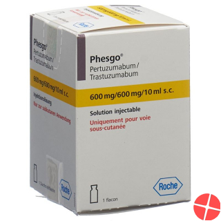 Phesgo Injektionslösung 600mg/600mg Durchstechflasche 10ml