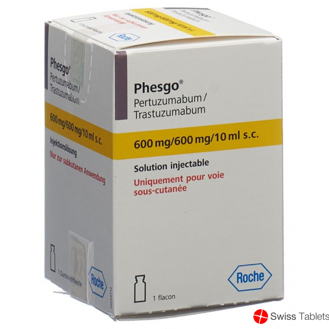 Phesgo Injektionslösung 600mg/600mg Durchstechflasche 10ml buy online