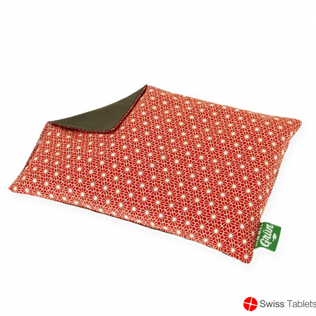 Sky green cherry pit cushion 30x20cm flower red buy online