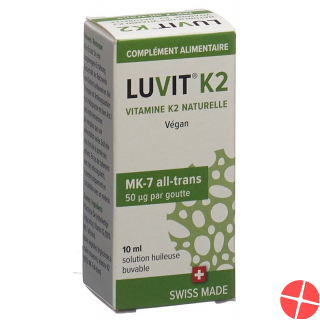 Luvit K2 Natürliches Vitamin Tropfflasche 10ml