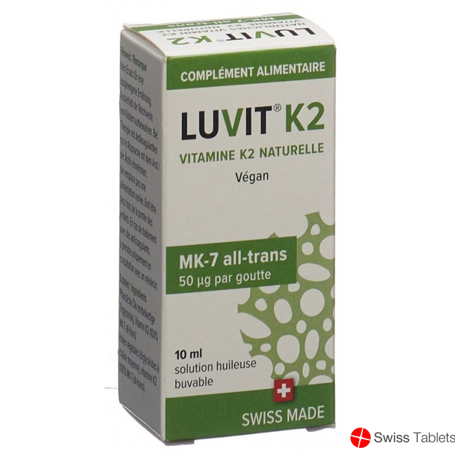 Luvit K2 Natürliches Vitamin Tropfflasche 10ml buy online