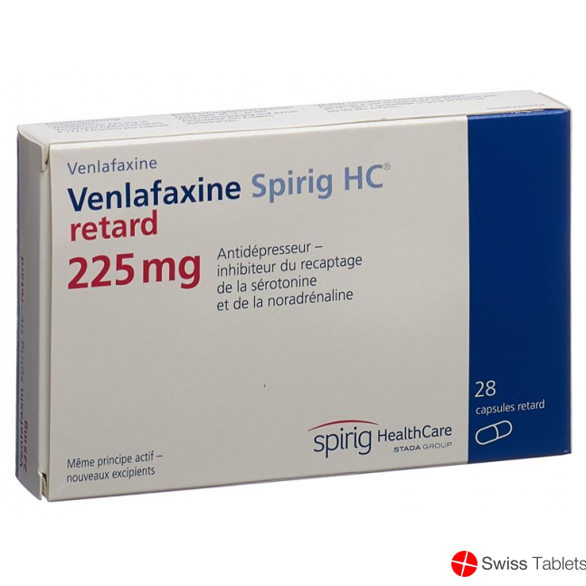 Venlafaxin Spirig HC Retard Kapseln 225mg Neu 28 Stück buy online