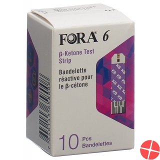 Fora 6 ?-keton Teststreifen 10 Stück