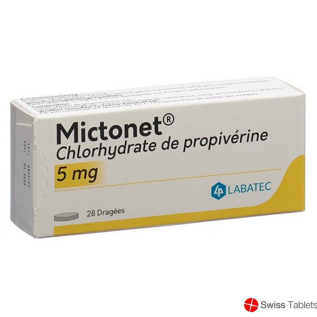 Mictonet Dragees 5mg 28 Stück buy online
