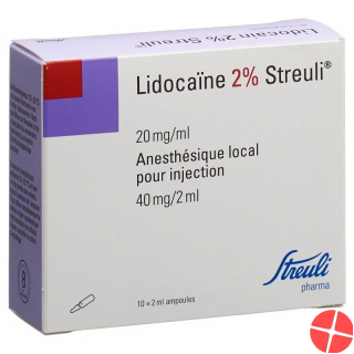 Lidocain Streuli 2% O Kons 10 Ampullen 2ml