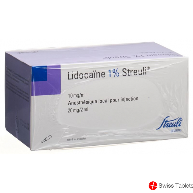 Lidocain Streuli 1% O Kons 50 Ampullen 2ml buy online
