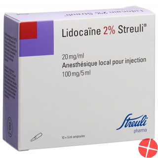 Lidocain Streuli 2% O Kons 10 Ampullen 5ml