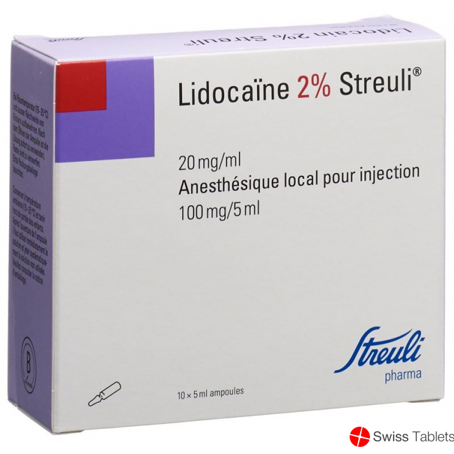 Lidocain Streuli 2% O Kons 10 Ampullen 5ml buy online