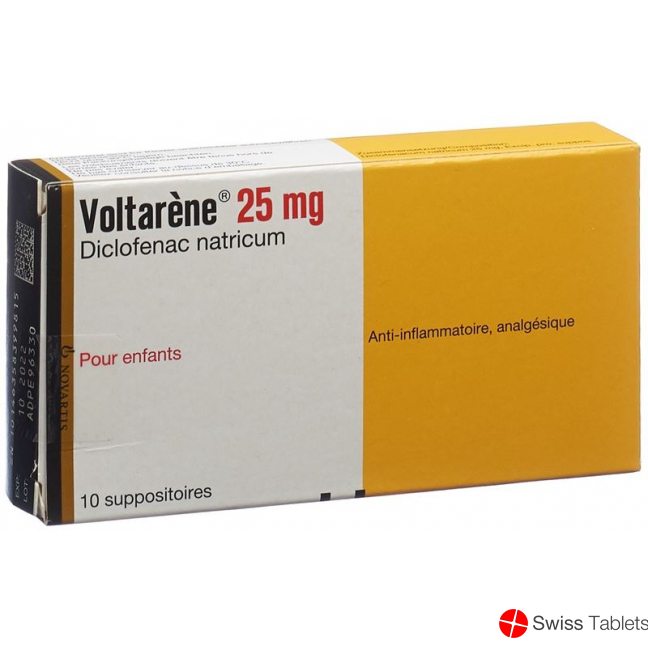Voltaren 25mg Kinder 10 Zäpfchen buy online