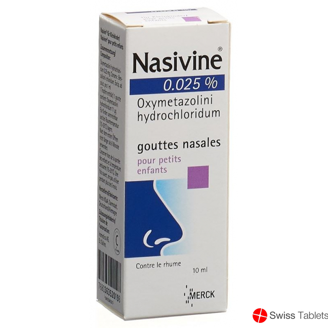 Nasivin Tropfen 0.025% Kind 10ml buy online