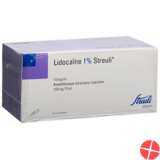 Lidocain Streuli 1% O Kons 50 Ampullen 10ml