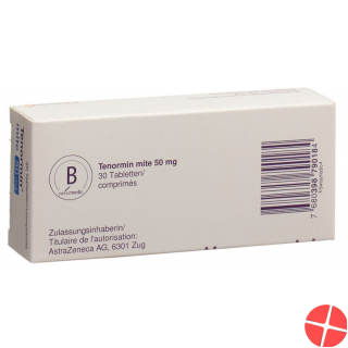 Tenormin Mite Tabletten 50mg 30 Stück