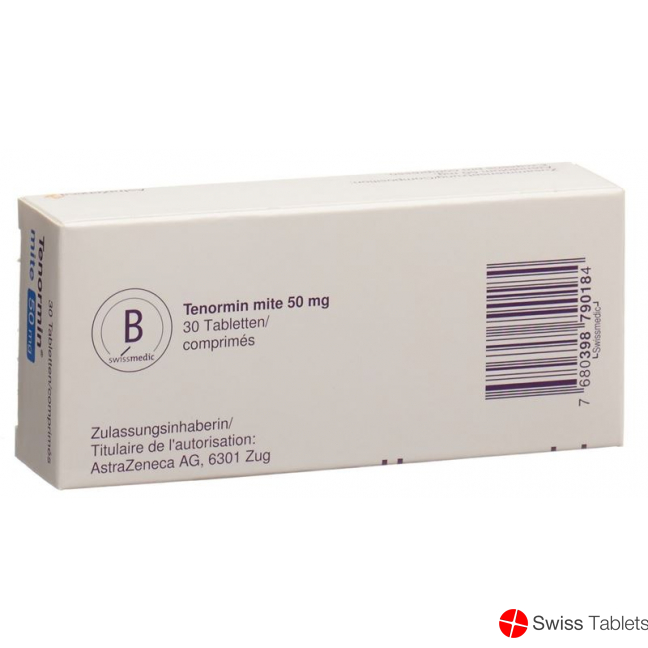 Tenormin Mite Tabletten 50mg 30 Stück buy online