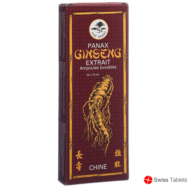 Panax Ginseng Lösung Trinkampullen 10 Stück buy online