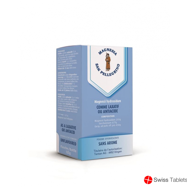 Magnesia S Pellegrin Brausepulver 125g buy online