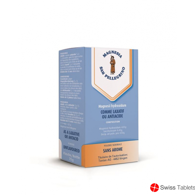 Magnesia S Pellegrin Pulver ohne Aroma 70g buy online