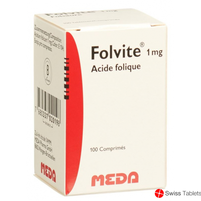 Folvite Tabletten 1mg 100 Stück buy online
