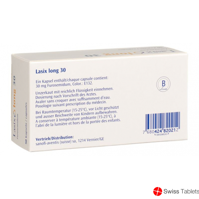 Lasix Long Kapseln 30mg 50 Stück buy online