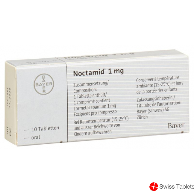 Noctamid Tabletten 1mg 10 Stück buy online