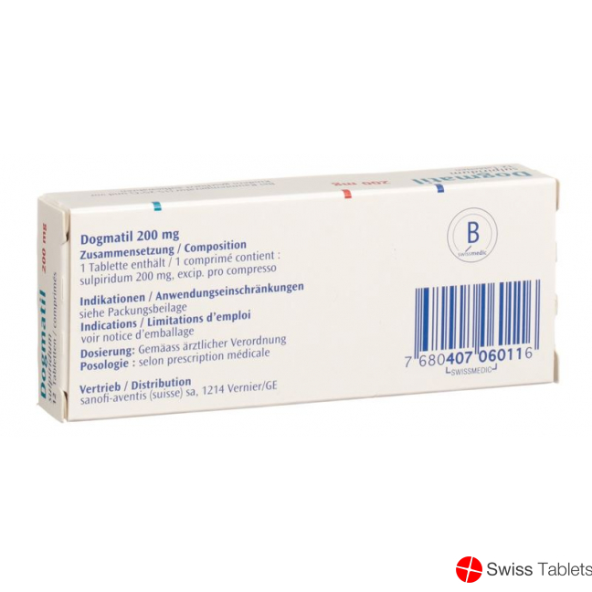 Dogmatil Tabletten 200mg 12 Stück buy online