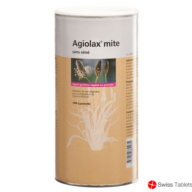 Agiolax Mite Granulat Dose 1000g buy online