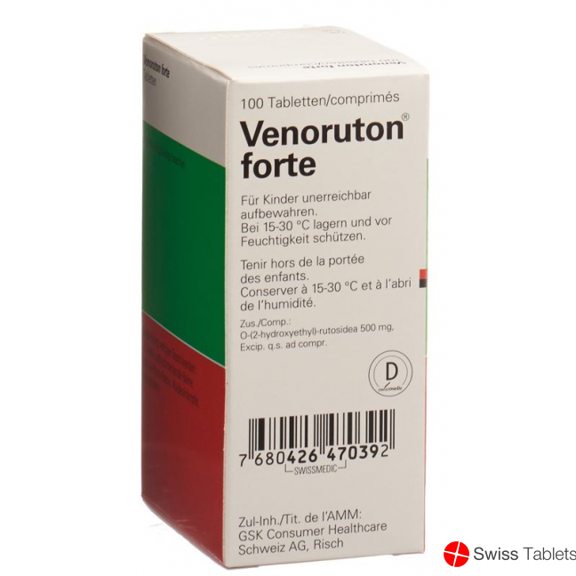 Venoruton Forte 500mg 100 Tabletten buy online