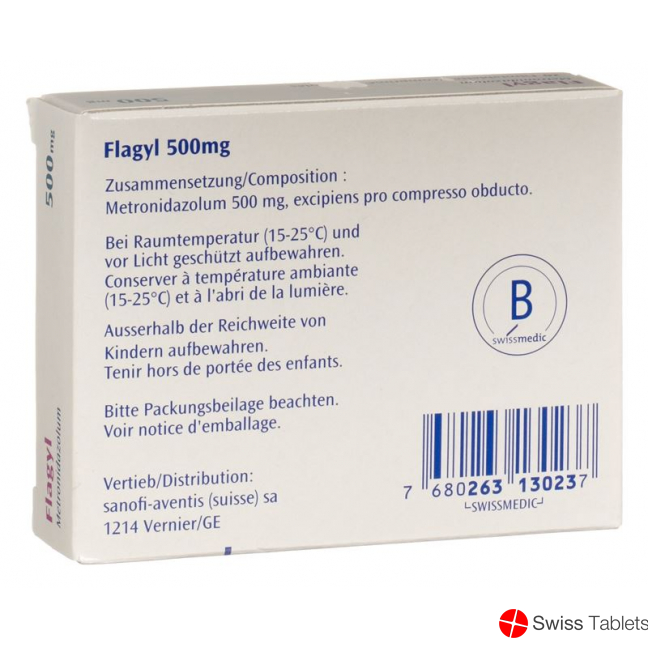 Flagyl Filmtabletten 500mg 20 Stück buy online